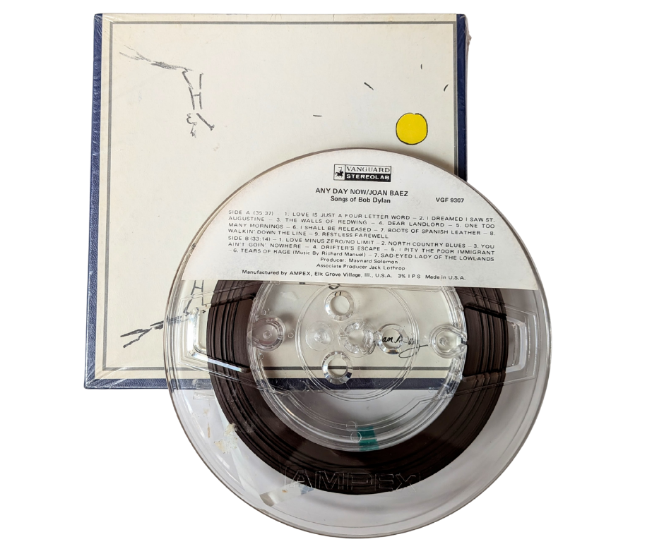 Any Day Now, Joan Baez- 4 Track Reel to Reel Tape, 7 1/2 IPS