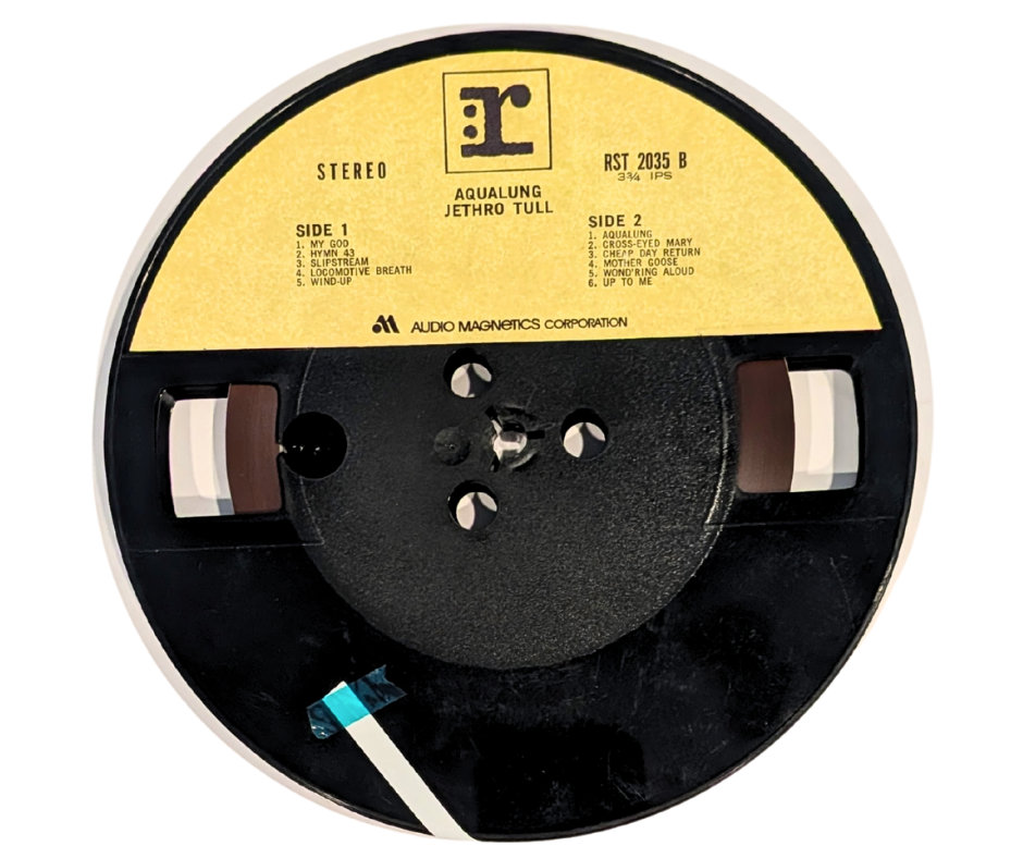 Aqualung, Jethro Tull- 4 Track Reel to Reel Tape, 3 3/4 IPS
