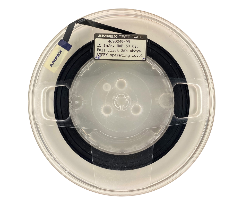 Ampex Full-Track Test Tape – 15 IPS NAB 50 µs, +3 dB (4690049-99)
