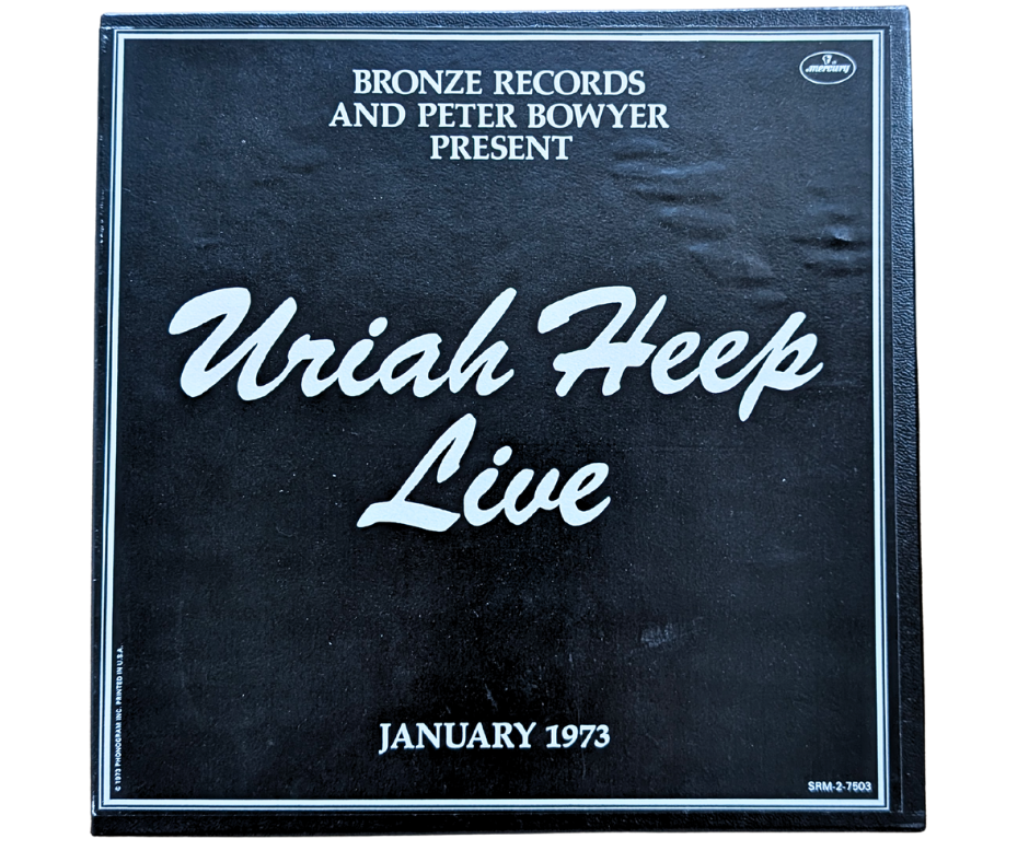 Uriah Heep Live, Uriah Heep - 4 Track Reel to Reel Tape, 7 1/2 IPS