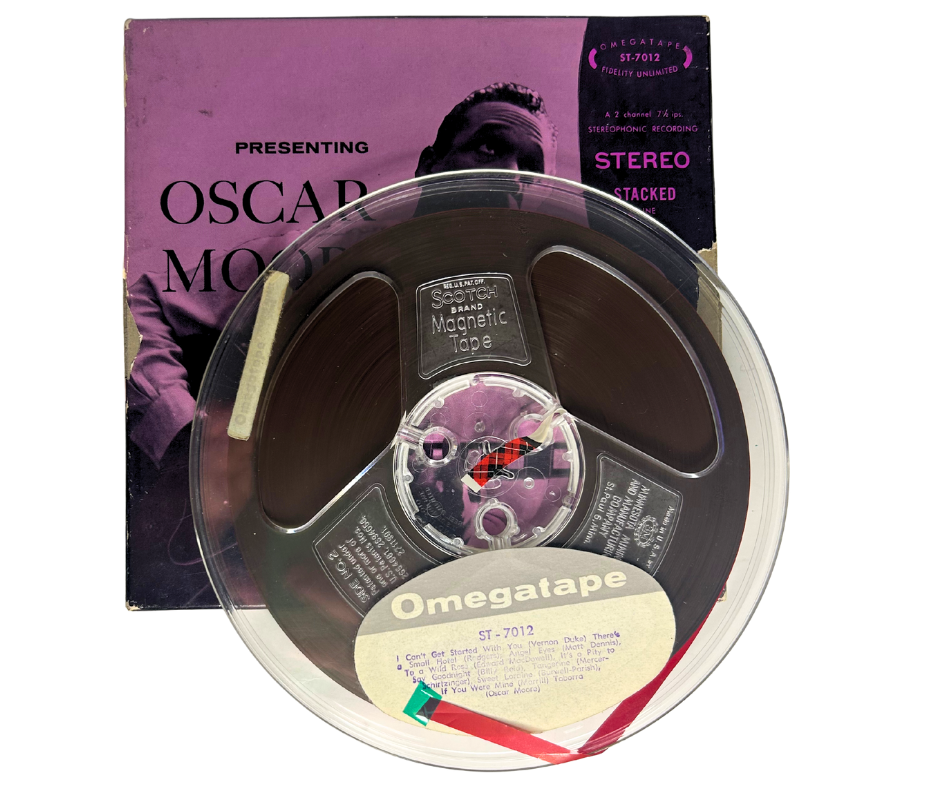 2-track Oscar Moore with Leroy Vinnegar – Omegatape ST-7012, West coast Jazz