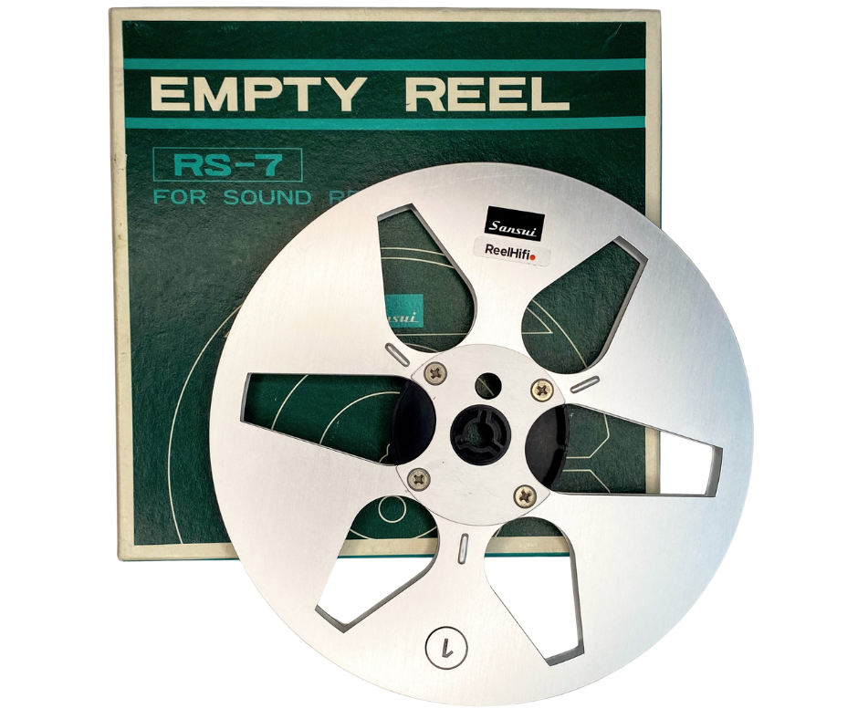 OEM - Vintage Sansui Metal 7-inch Take up Reel RSM-7 Empty Reel