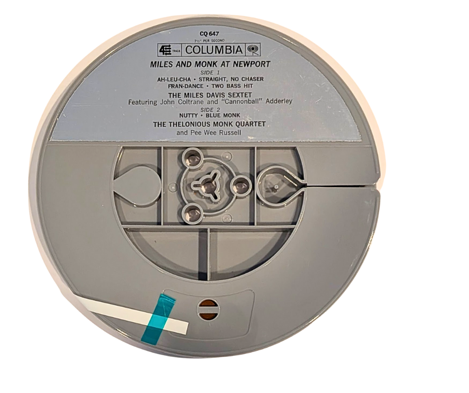 Miles & Monk at Newport, The Miles Davis Sextet & The Thelonious Monk Quartet- 4 Track Reel to Reel Tape, 7 1/2 IPS