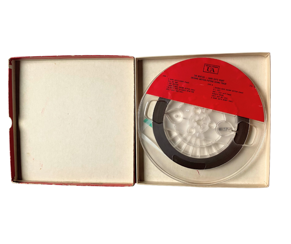 A Hard Day's Night:Original Motion Picture Sound Track, The Beatles- 4 track reel to reel tape,  7 1/2 IPS