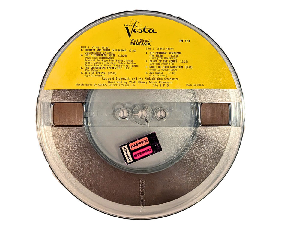 Fantasia,-4 Track Reel to Reel Tape, 3 3/4 IPS