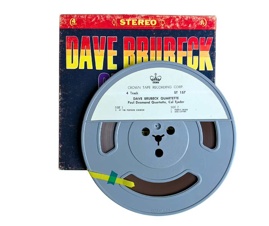 7½ IPS Dave Brubeck, Paul Desmond, Cal Tjader – Crown ST 157 4-track reel tape