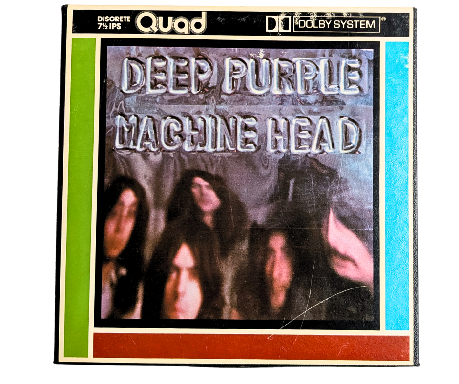 QUAD Machine Head, Deep Purple- Quadrophonic Reel to Reel Tape, 7 1/2 IPS