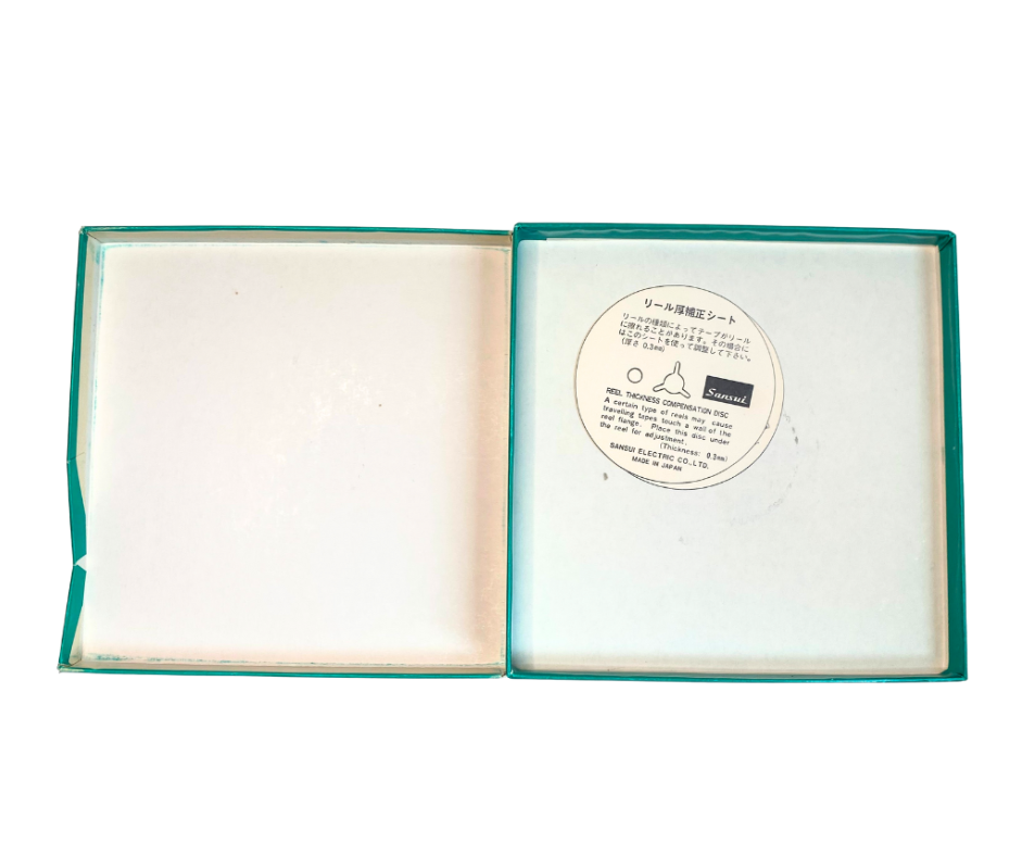 OEM Vintage Sansui Metal 7-inch Take up Reel RSM-7 Empty Reel 1/4" Tape