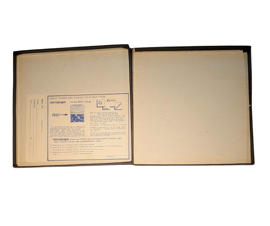 T-rex, Tanx- 4 Track Reel to Reel Tape, 7 1/2 IPS