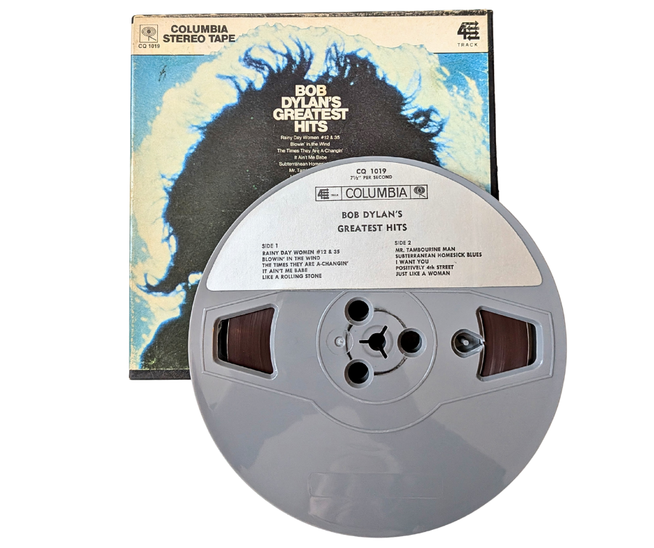 Greatests Hits V.I, Bob Dylan-  Track Reel to Reel Tape, 3 3/4 IPS