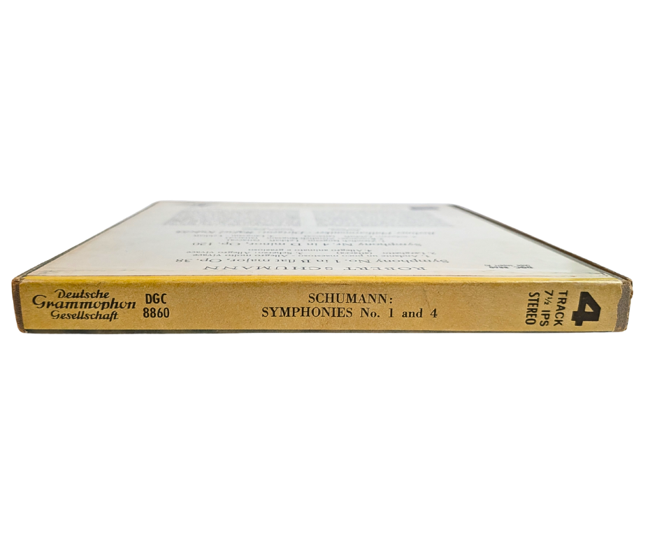 Schumann: Symphonies No. 1 & 4, Rafael Kubelik- 4 Track Reel to Reel Tape, 7 1/2 IPS