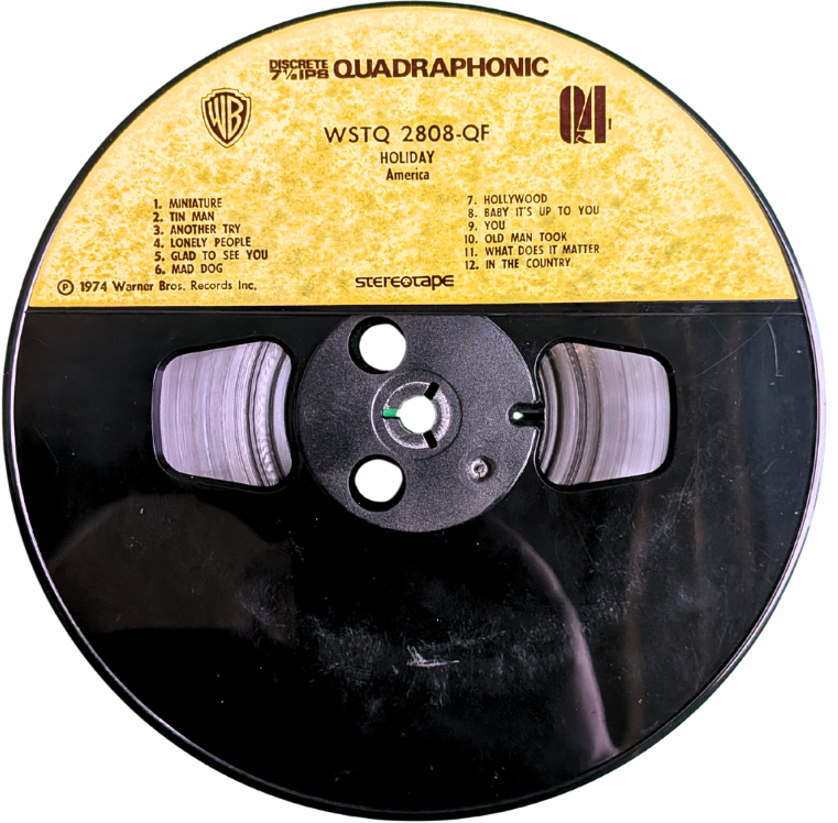 QUAD Holiday, America- Quad Reel-to-Reel Tape 4-Channel, 7 1/2 IPS