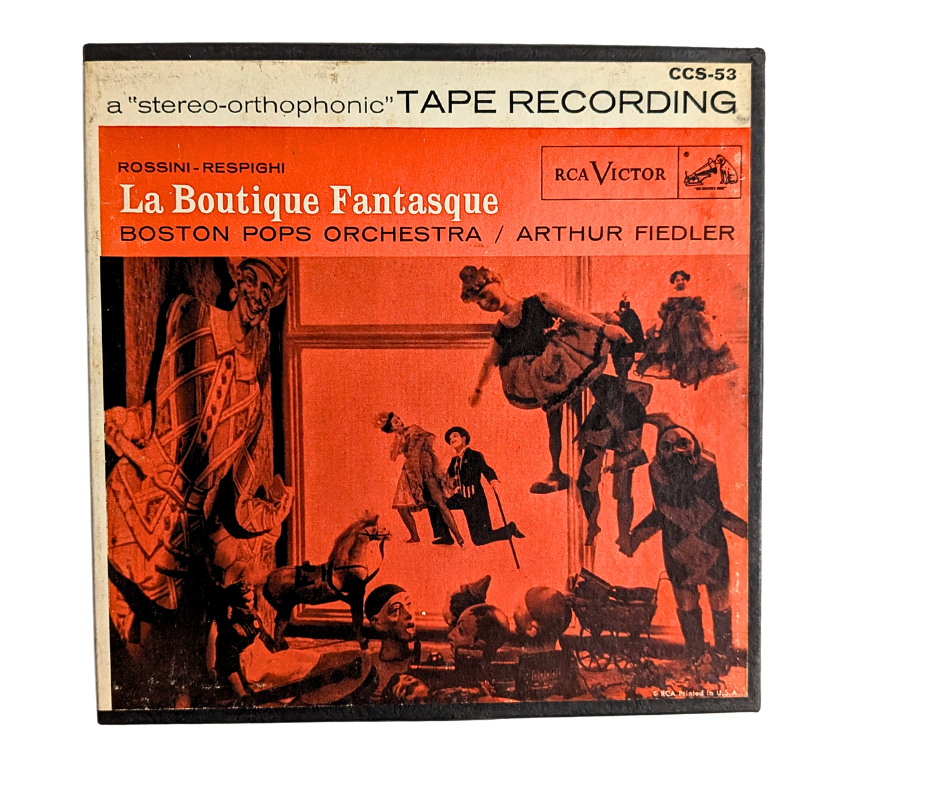 La Boutique Fantasque, Arthur Fiedler- 2 Track Reel to Reel Tape, 7 1/2 IPS