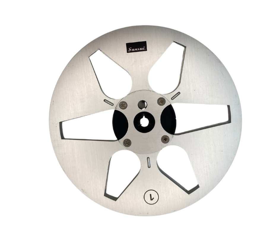 OEM Vintage Sansui Metal 7-inch Take up Reel RSM-7 Empty Reel 1/4" Tape