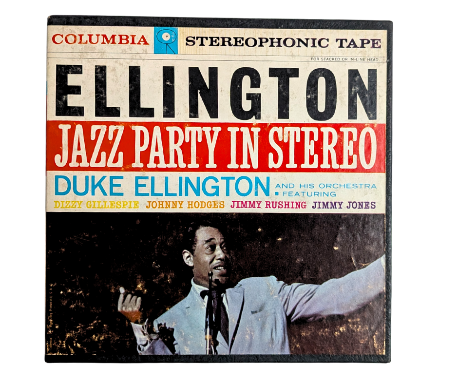 Jazz Party in Stereo, Duke Ellington- 2 Track Reel to Reel Tape, 7 1/2 IPS
