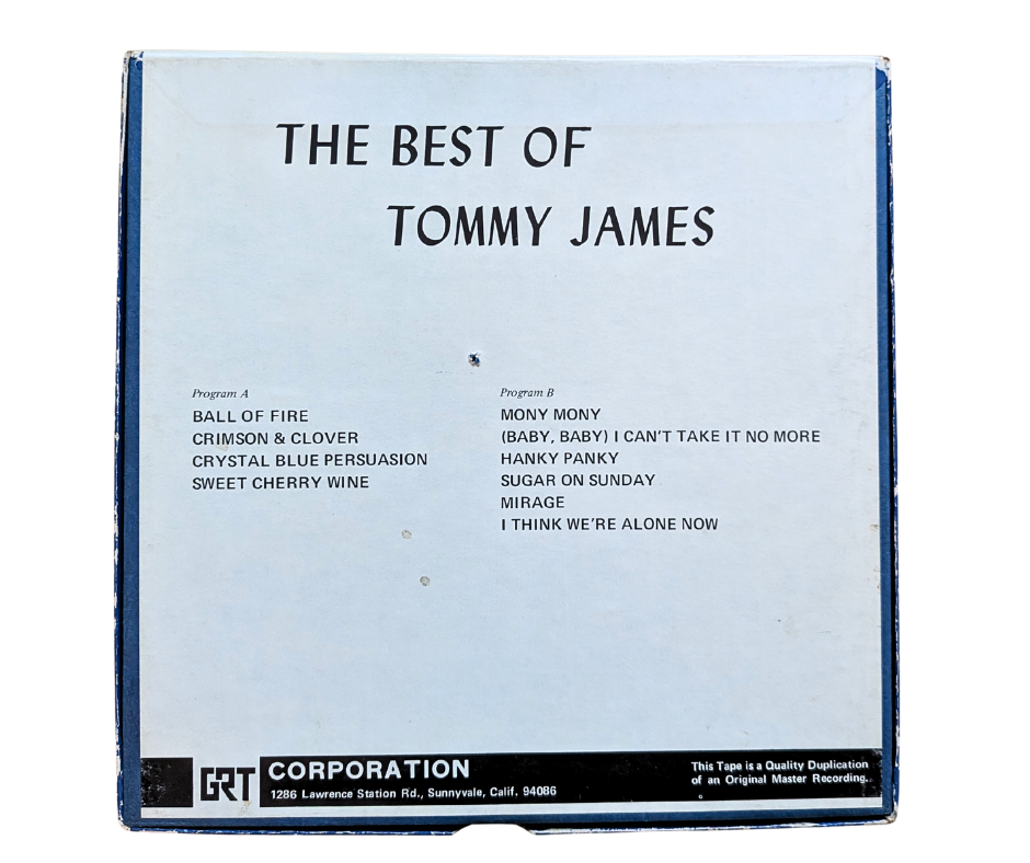 The Best of Tommy James and The Shondells, Tommy James and The Shondells - Reel to Reel Tape, 4 Track 7 1/2 IPS