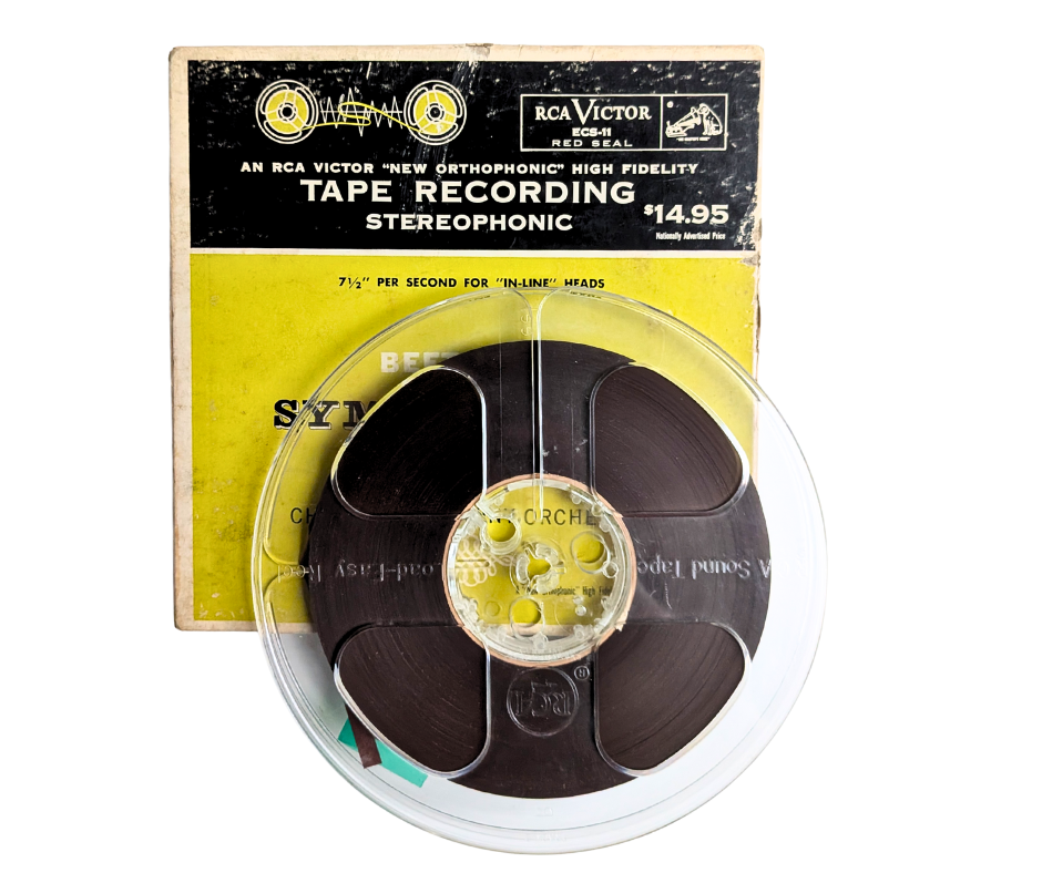 Beethoven, Symphony No 7, Fritz Reiner, Chicago Symphony Orchestra, RCA Victor, Red Seal, Living Stereo, ECS-11, reel to reel, 7.5 ips, 2-track, in-line heads, classical tape, vintage hi fi