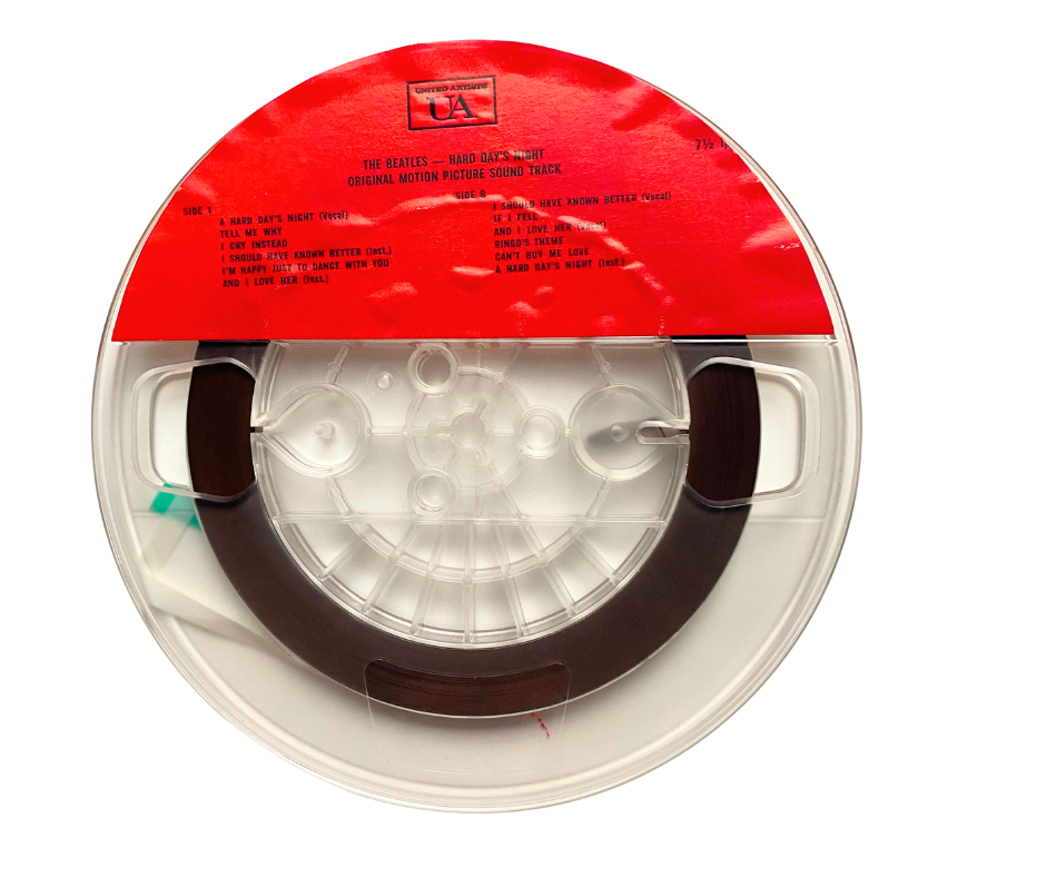 A Hard Day's Night:Original Motion Picture Sound Track, The Beatles- 4 track reel to reel tape,  7 1/2 IPS