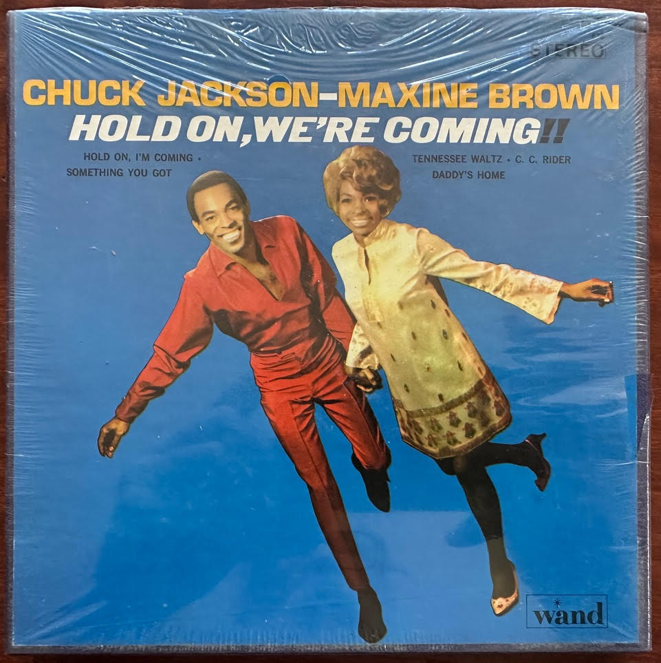 Front cover sealed Chuck Jackson Maxine Brown Hold On We’re Coming Wand stereo reel tape