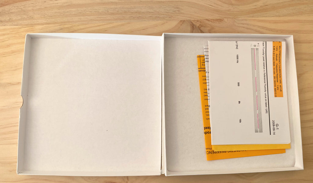 Reproducer Calibration Tape, Magnetic Reference Laboratory-21L221 30IPS