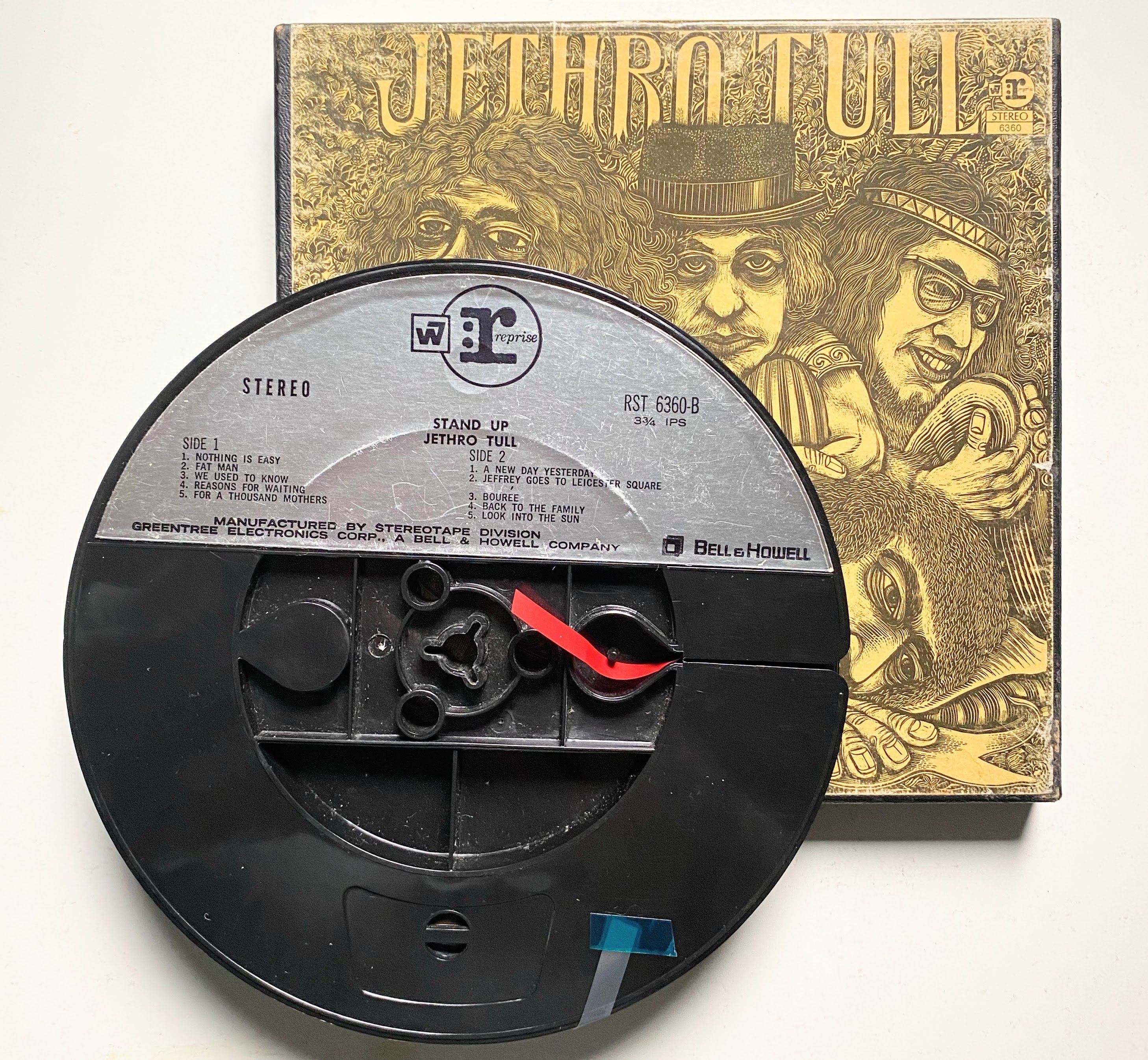 Stand Up, Jethro Tull- 4 track reel to reel tape, 3 3/4 IPS
