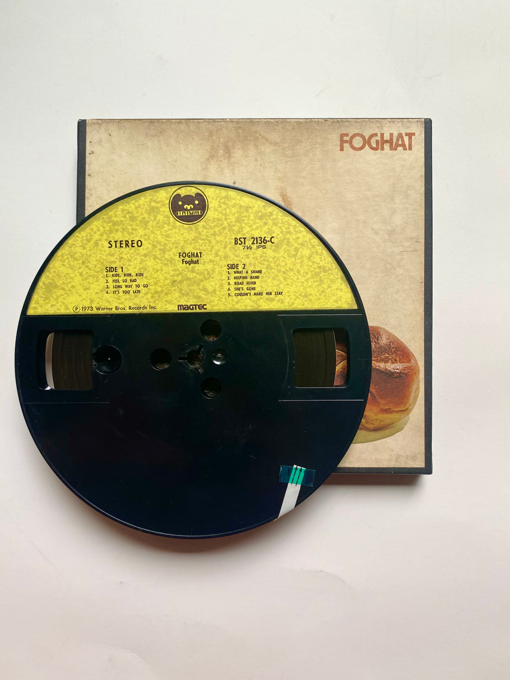 Foghat,Foghat- 4 track reel to reel tape, 7 1/2 IPS