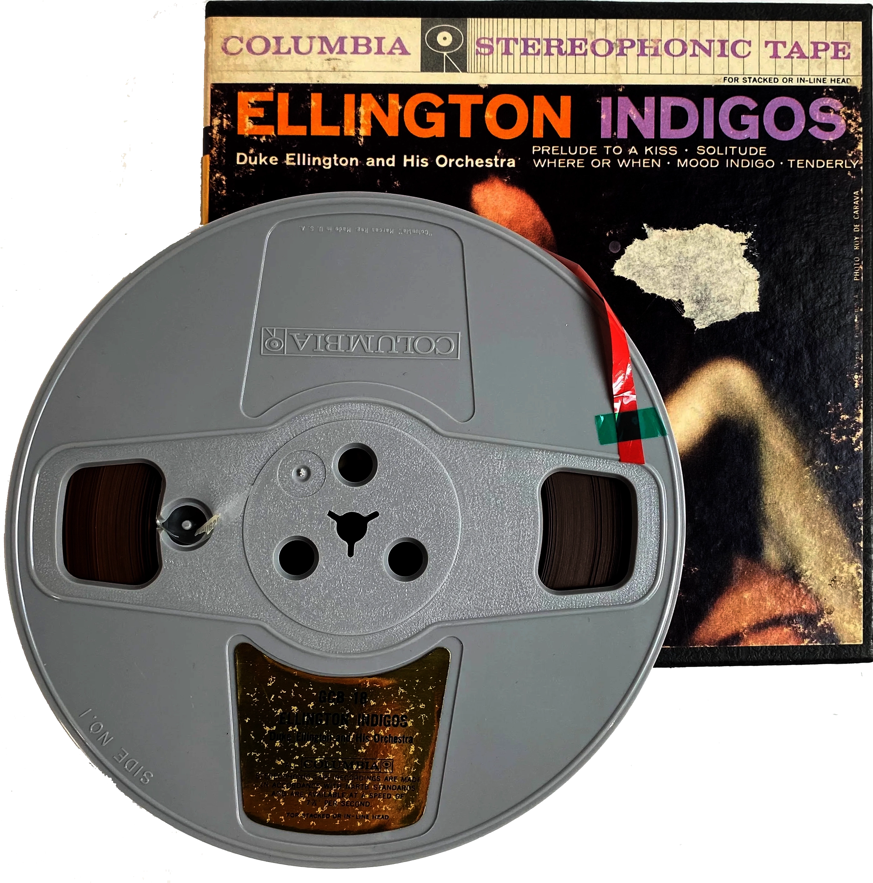 Ellington Indigos, Duke Ellington & His Orchestra- 2 track reel to reel tape,