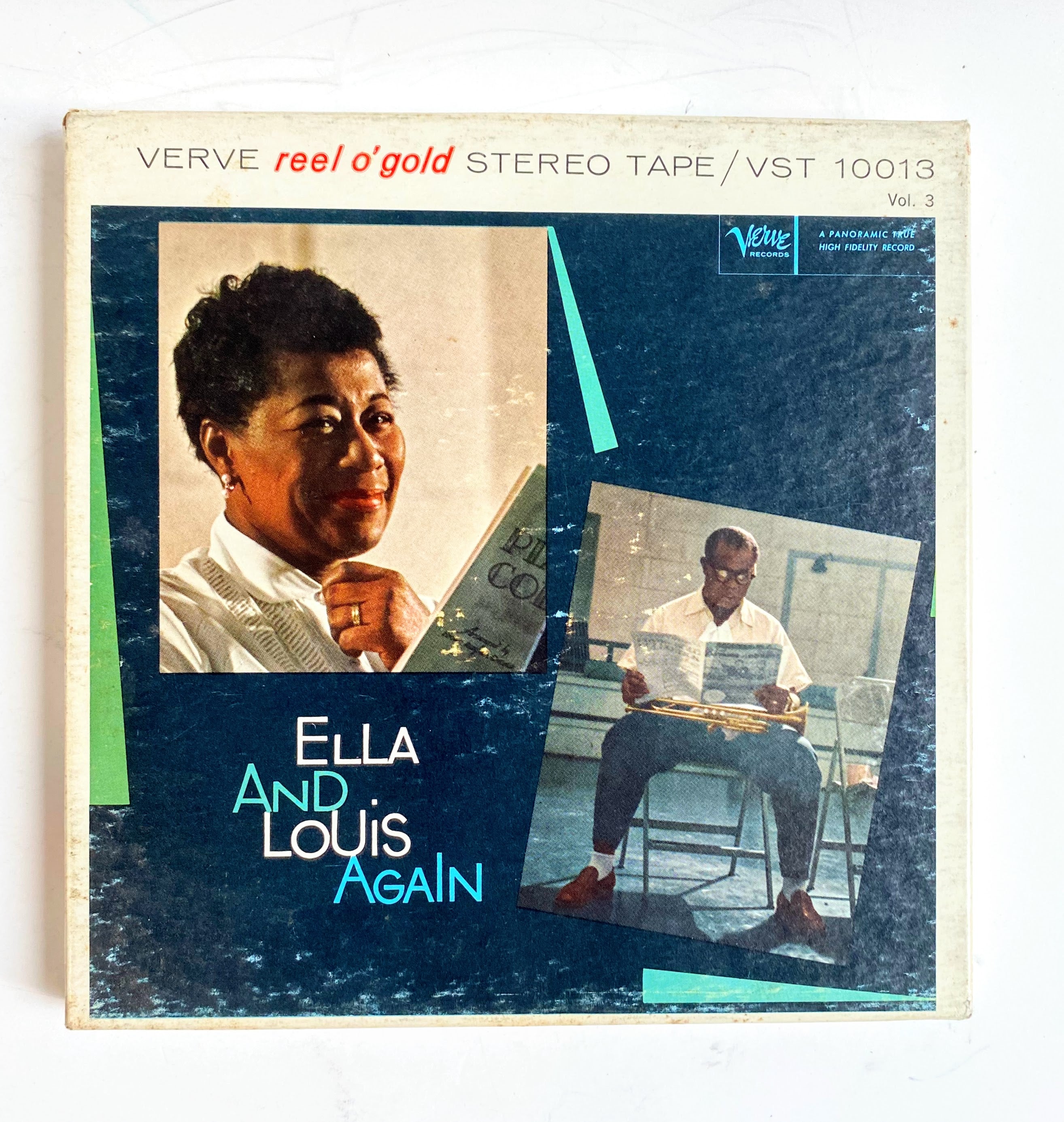 Elle and Louis Again, Ella Fitzgerald & Louis Armstrong - 2 track reel to reel tape, 7 1/2 IPS