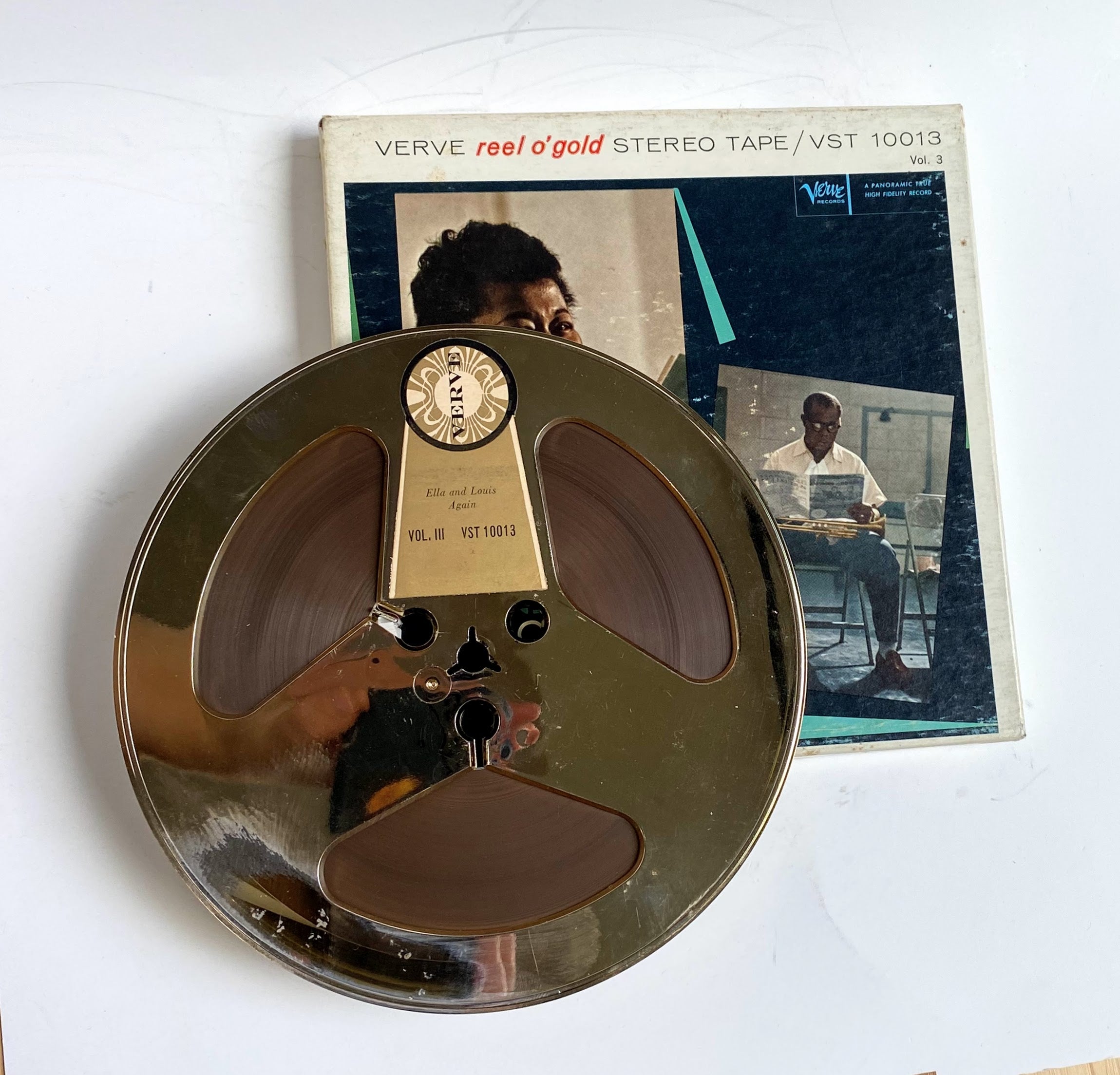 Elle and Louis Again, Ella Fitzgerald & Louis Armstrong - 2 track reel to reel tape, 7 1/2 IPS