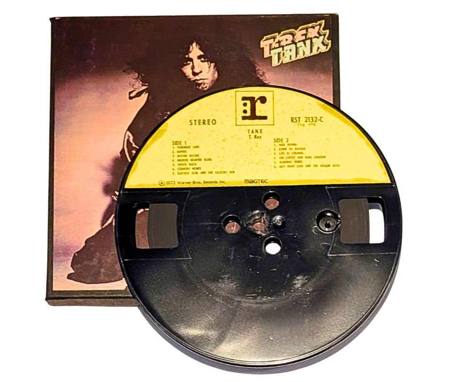 T Rex Tanx reel to reel tape front cover box art