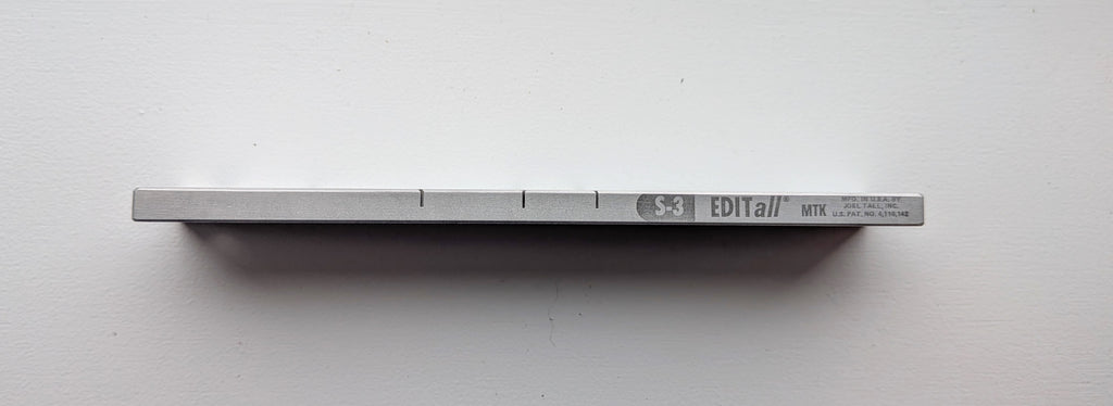 EDITALL S-3 X-Cut Professional Tape Splicing Block (Vintage XEDIT)