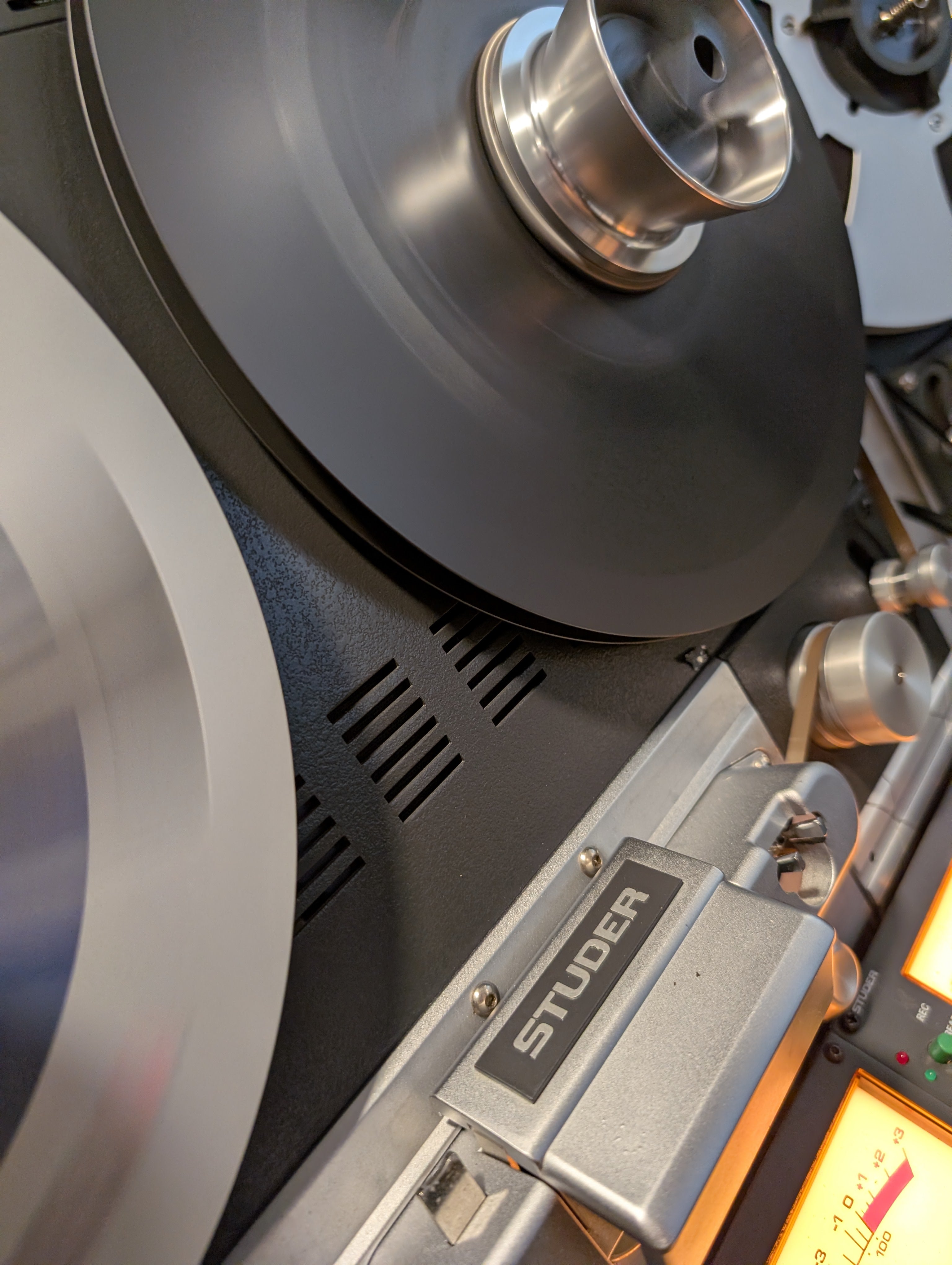 Original Vintage Akai 10 Inch Black Metal Take-Up Reel Made in Japan with Box